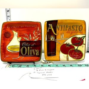 Pier 1 Square Plates Set of 2